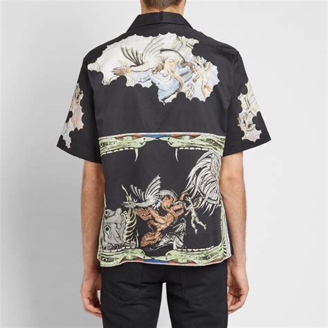 givenchy icarus shirt|Givenchy: Black Icarus Hawaiian Shirt .